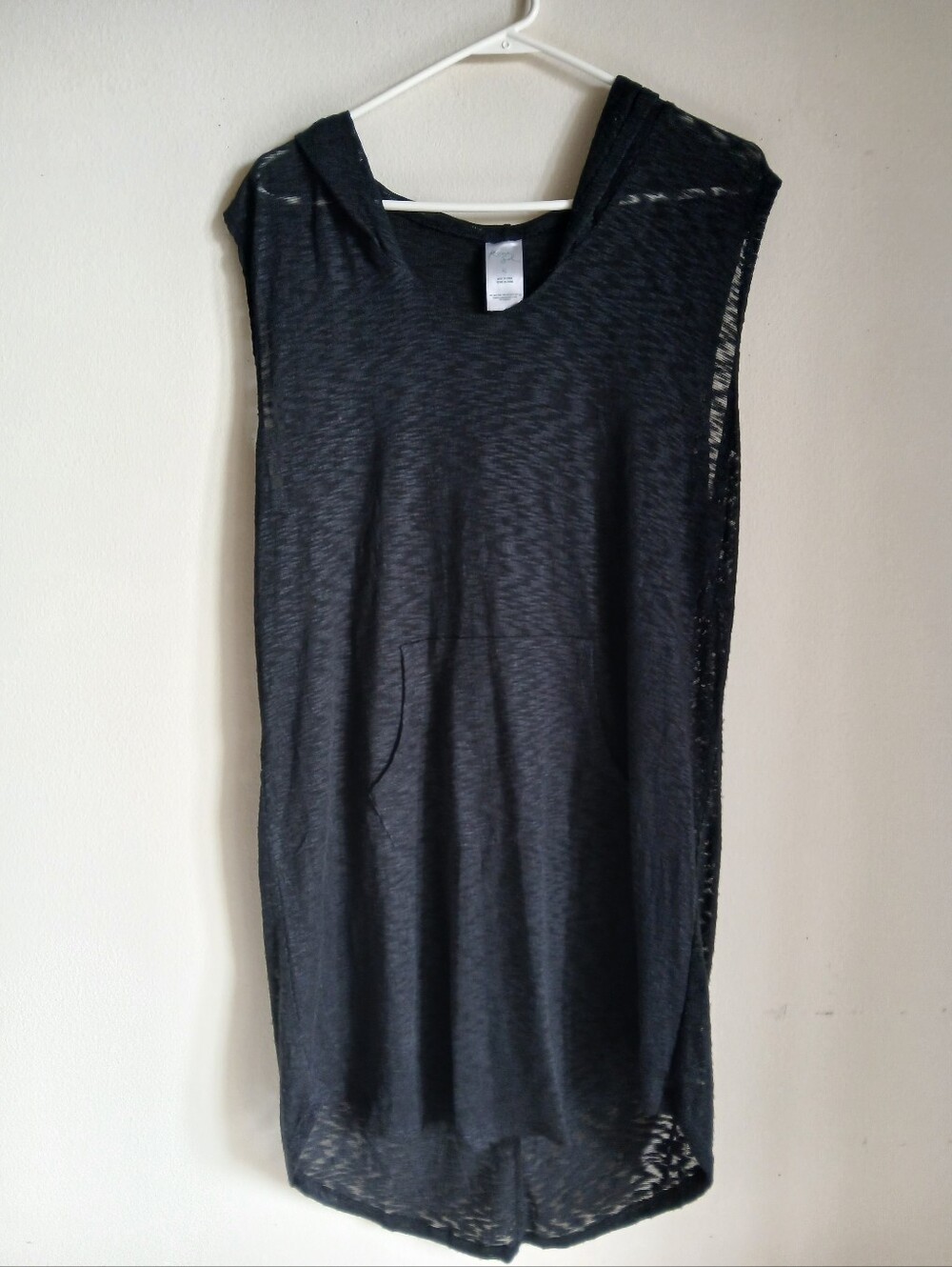 Kona Sol Cover Up Hooded Beach Sleeveless Size XL